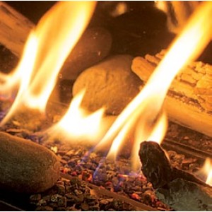 Ultra High Definition Driftwood Log Set with Rocks - C34