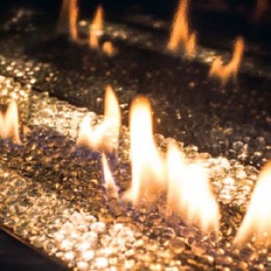 Halogen Light Kit with Clear Crushed Class & Perforated Burner Tray - C34