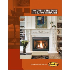 Enviro Gas Zero Clearance Fireplace Brochure Request - DV50, DV42, DV36