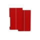 RED ENAMELED DECORATIVE SIDE PANELS