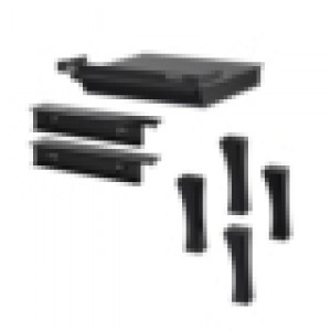Black Cast Iron Structural Leg Kit with Ash Drawer