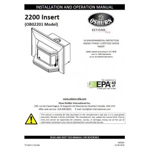 2200 Wood Insert Manual