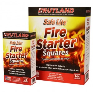 Fire Starter Squares - Safe Lite - 144 Squares