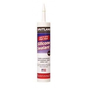 500ºF RTV High Heat Silicone Sealant - 10.3 oz Black Cartridge