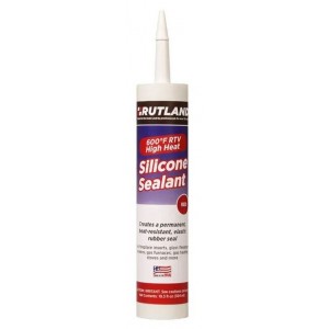 600ºF RTV High Heat Silicone Sealant - 10.3 oz Red Cartridge
