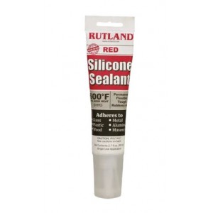 600ºF RTV High Heat Silicone Sealant - 2.7 oz Red