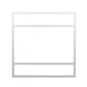 Narrow Overlap - Brushed Nickel