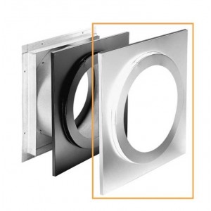 Wall Thimble Exterior Trim (SS) (8dt)