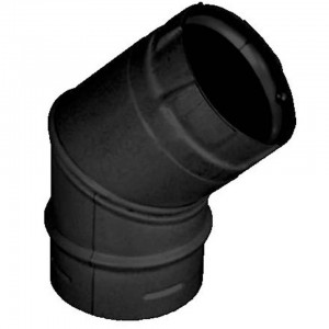 45° Elbow Black (4pvp)